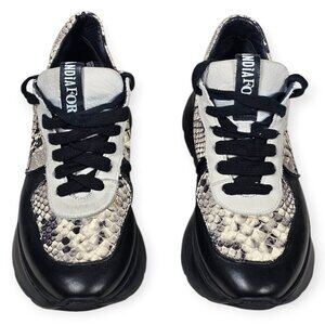 Andia Fora Spike Python Sneakers - Women's US 6 / EU 36 - Platform Rock - Black